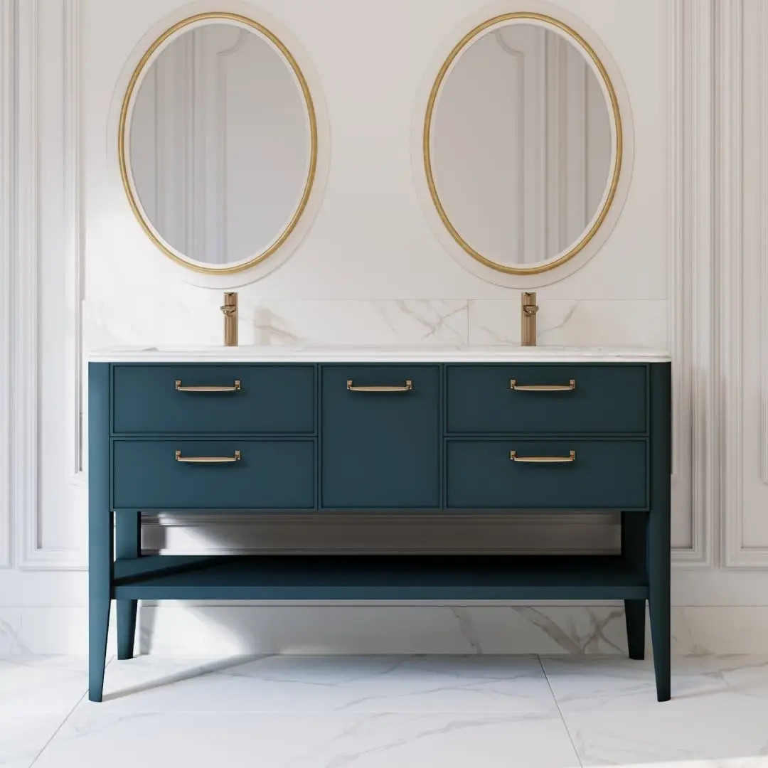 Contour vanity by Cabico & Co.